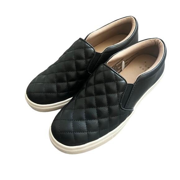 A NEW DAY Reese Quilted Slip On Shoes Black 5 - Picture 1 of 5